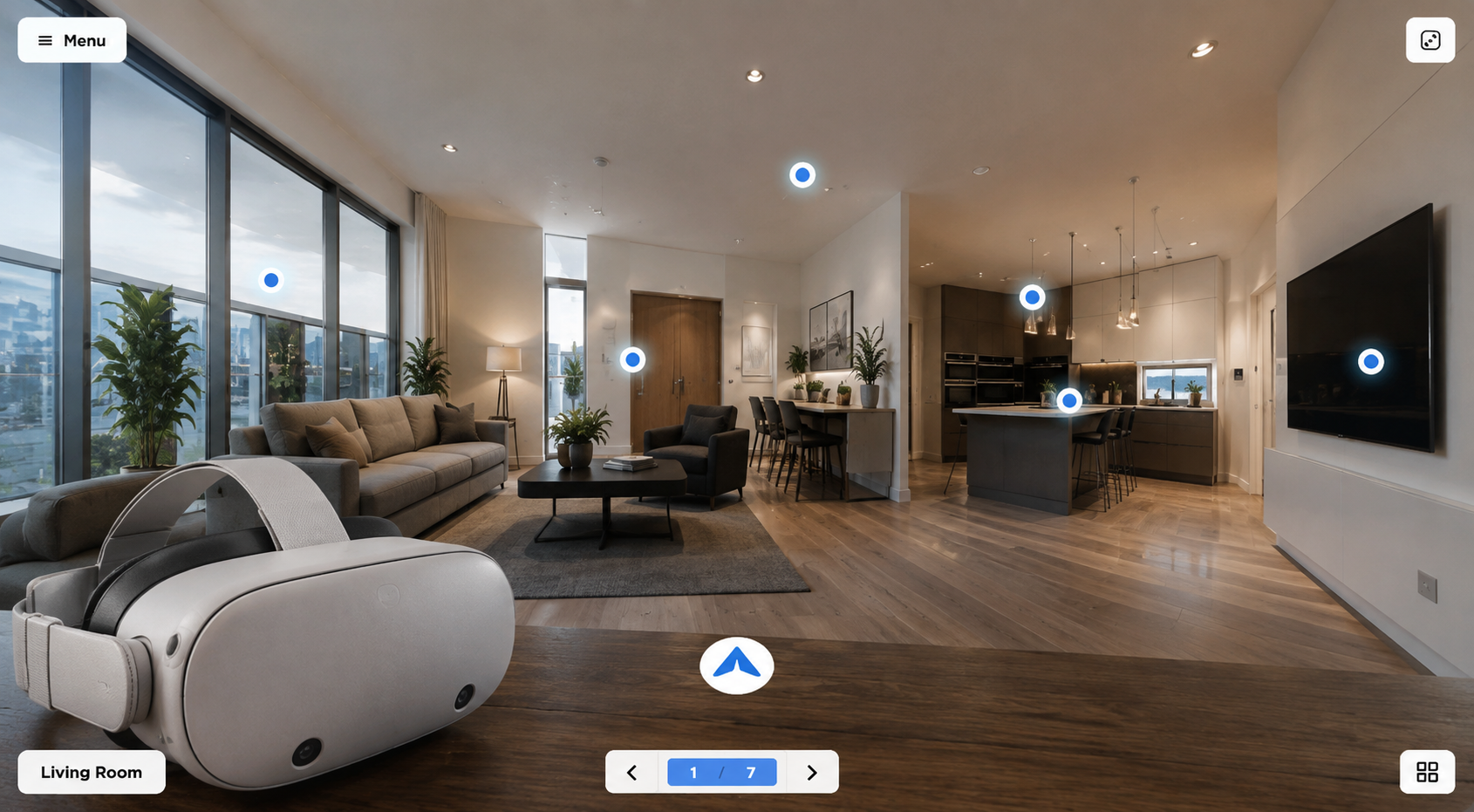 Virtuella rundturer i WordPress med VR-stöd: bygget av VirtualTour360